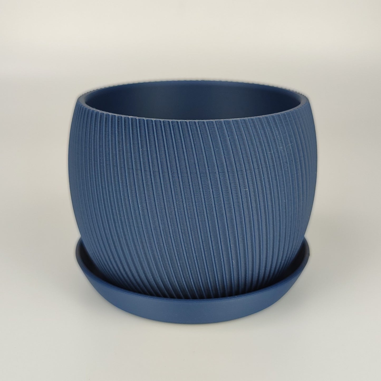 Blumentopf, Größe L, in der Farbe Navy Blau.