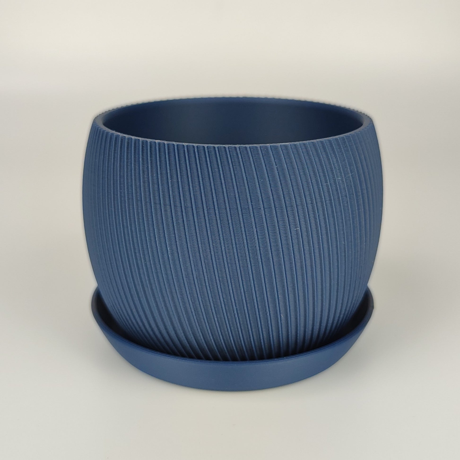 Blumentopf, Größe L, in der Farbe Navy Blau.