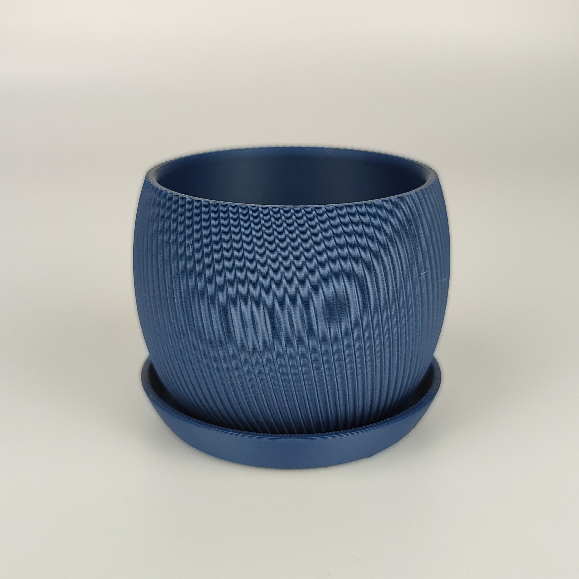 Blumentopf, Größe S, in der Farbe Navy Blau.