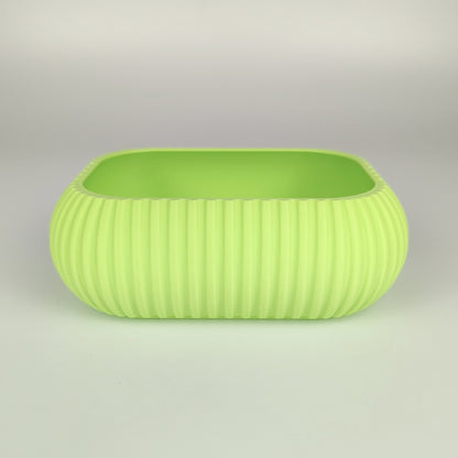 Kleine Dekoschale in der Farbe Apfelgrün.