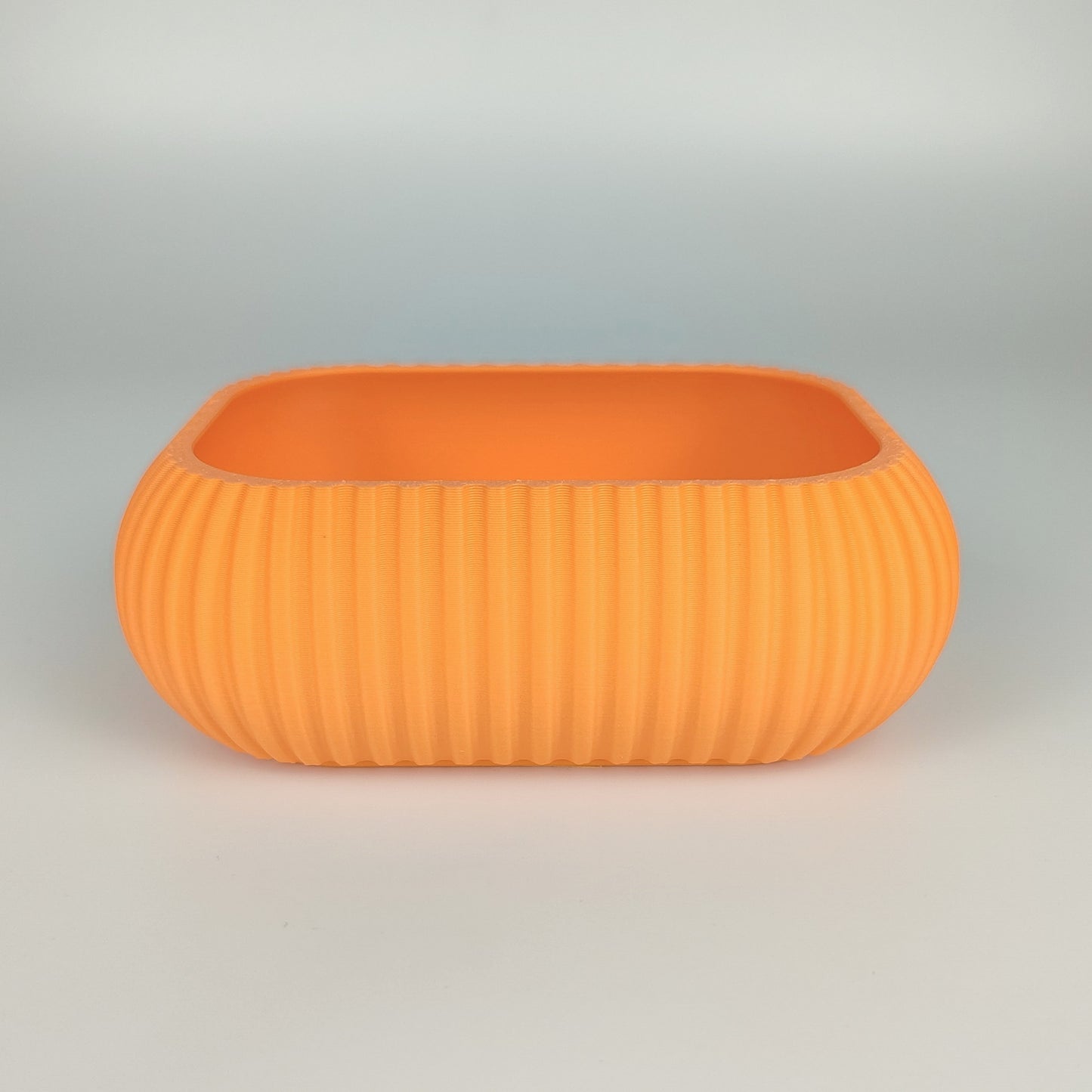 Kleine Dekoschale in der Farbe Mandarine.