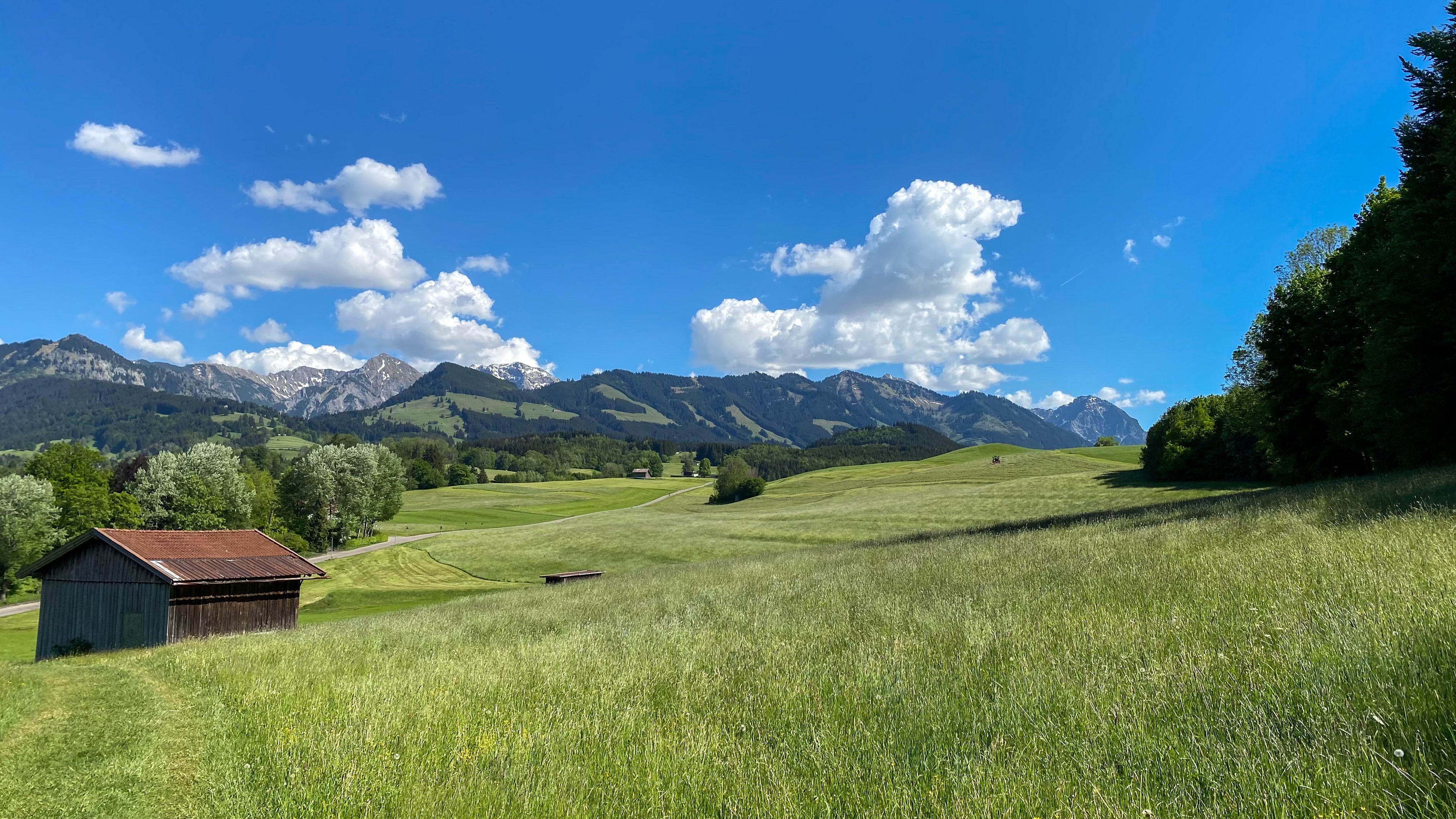 Allgäuer Berglandschaft.