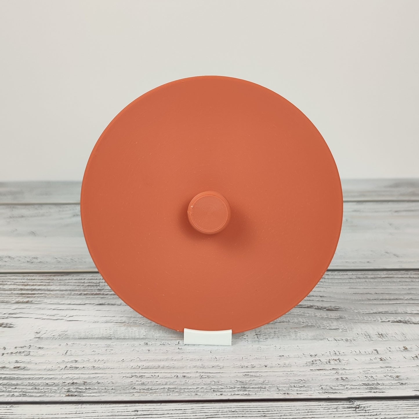 Deckel für die Schmuckbox in der Farbe Terrakotta.