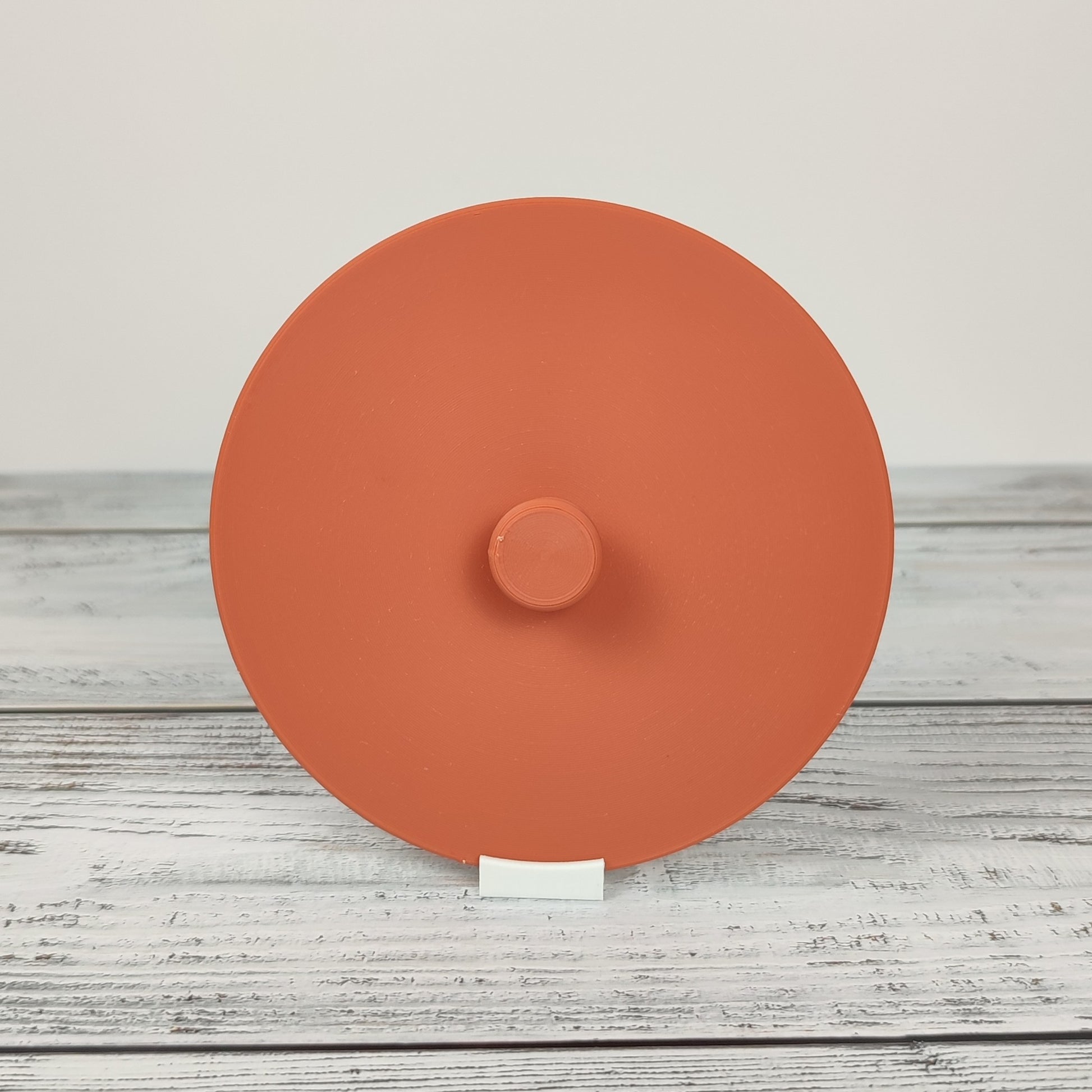 Deckel für die Schmuckbox in der Farbe Terrakotta.