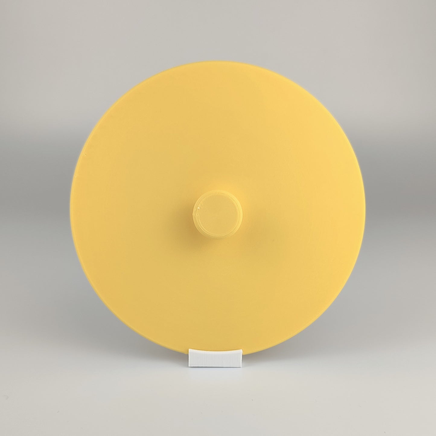Deckel für Schmuckbox in der Farbe Zitronengelb.